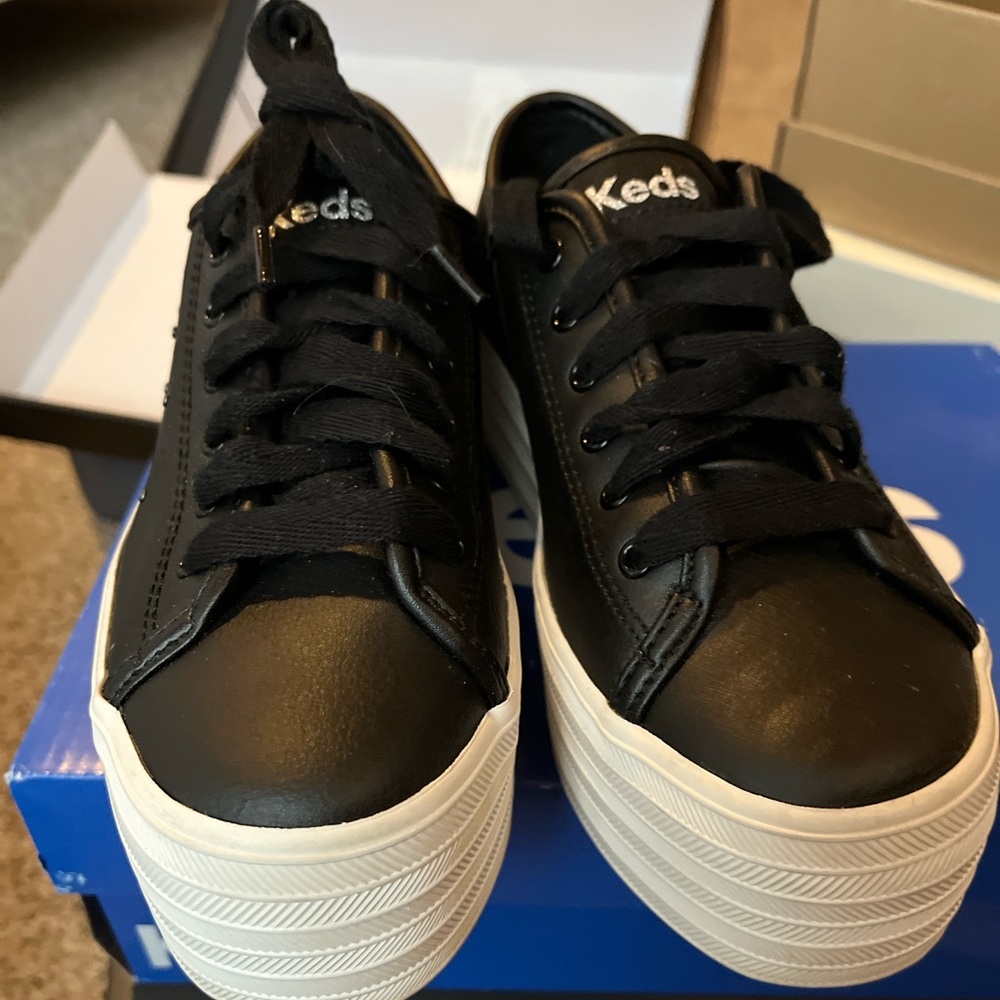 Keds Women's Black Platform Sneakers
WORN ONCE